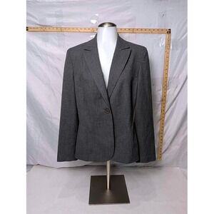i.e. ~ Women's Charcoal Grey ~‎ Single Button Blazer Jacket ~ Size 14